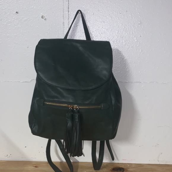 Forever 21 Dark Green Backpack - Picture 2 of 9